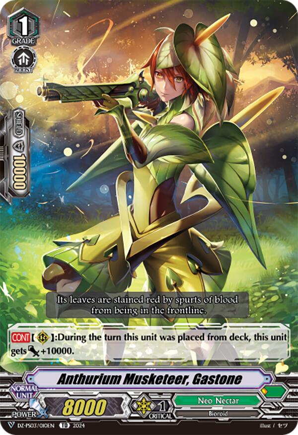 Anthurium Musketeer, Gastone (DZ-PS03/010EN) [DZ-PS03: Premium Deckset “Musketeer”]