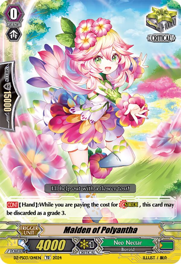 Maiden of Polyantha (DZ-PS03/014EN) [DZ-PS03: Premium Deckset “Musketeer”]