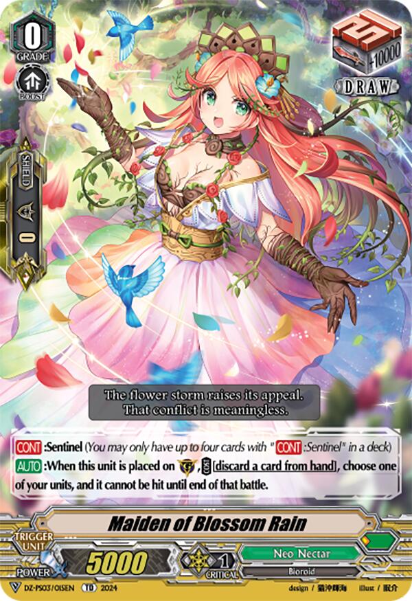 Maiden of Blossom Rain (DZ-PS03/015EN) [DZ-PS03: Premium Deckset “Musketeer”]