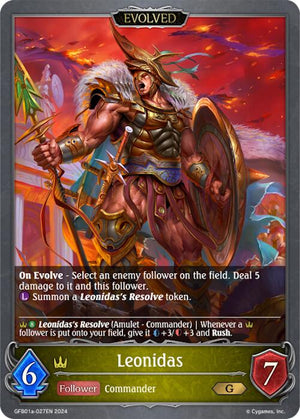 Leonidas (Evolved) (GFB01a-027EN) [GFB01: Gloryfinder Bundle 01: Guide to Glory]