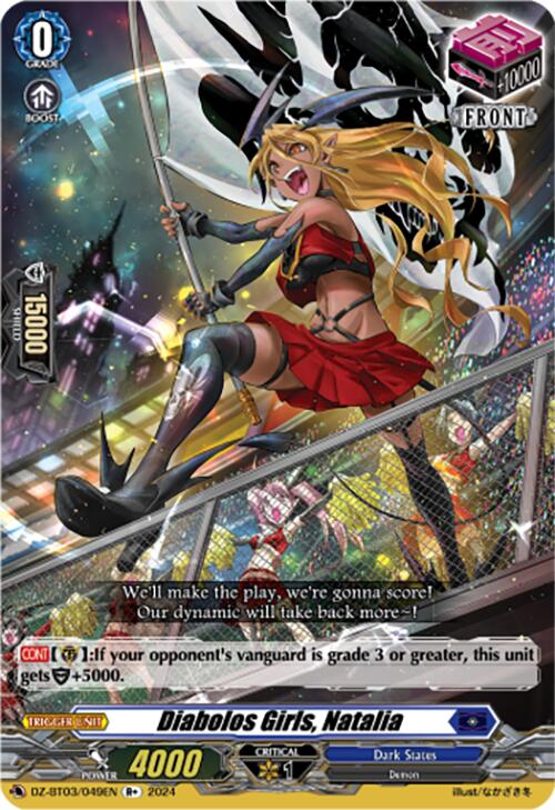 Diabolos Girls, Natalia (R+) (DZ-BT03/049EN) [Dimensional Transcendence]