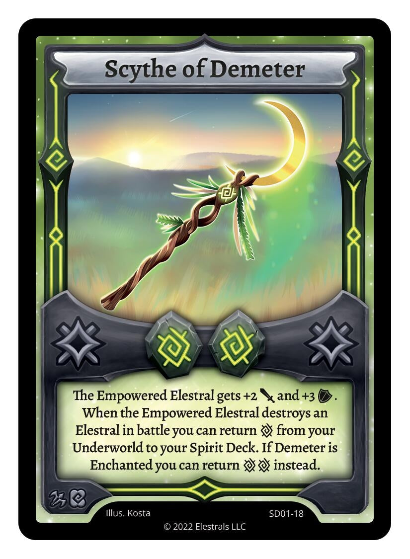 Image for Scythe of Demeter (SD01-18) - Elestrals