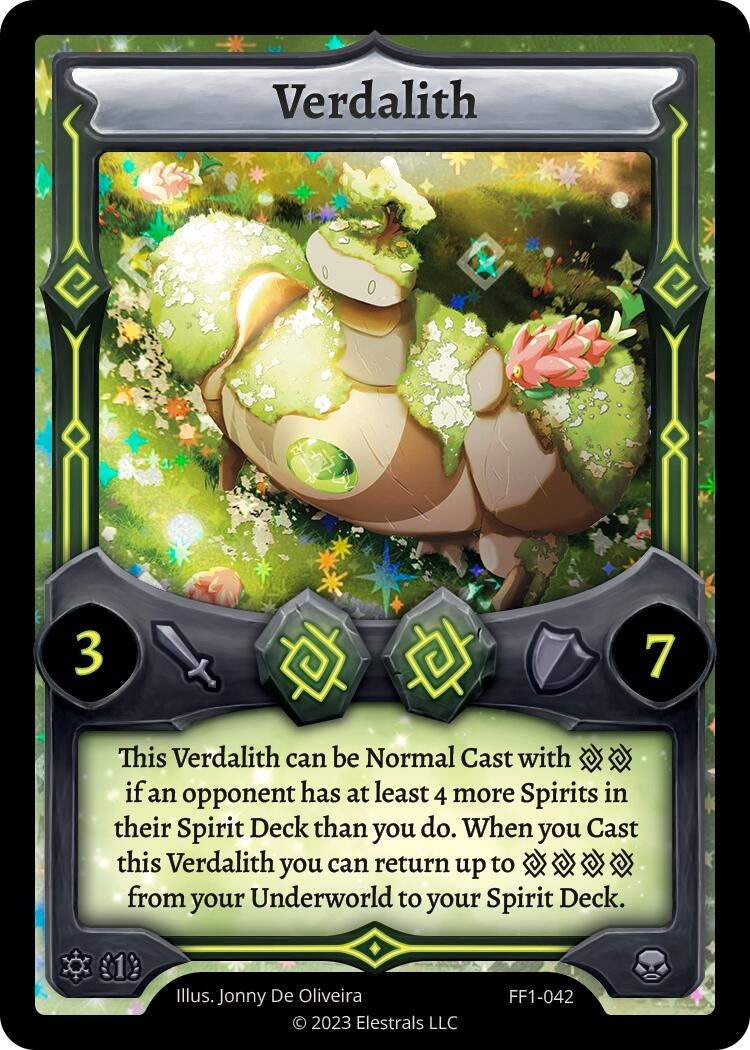 Image for Verdalith (FF1-042) - Elestrals