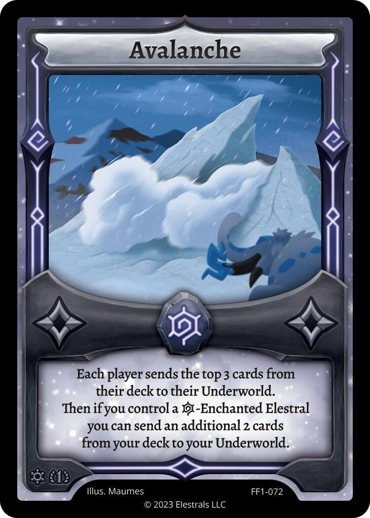 Image for Avalanche (FF1-072) - Elestrals