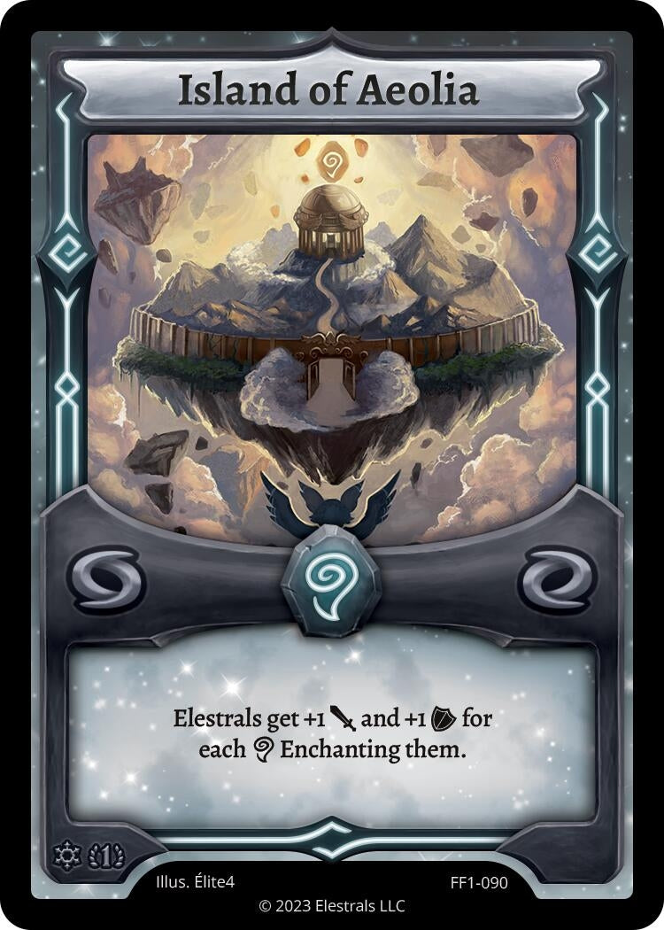 Image for Island of Aeolia (FF1-090) - Elestrals