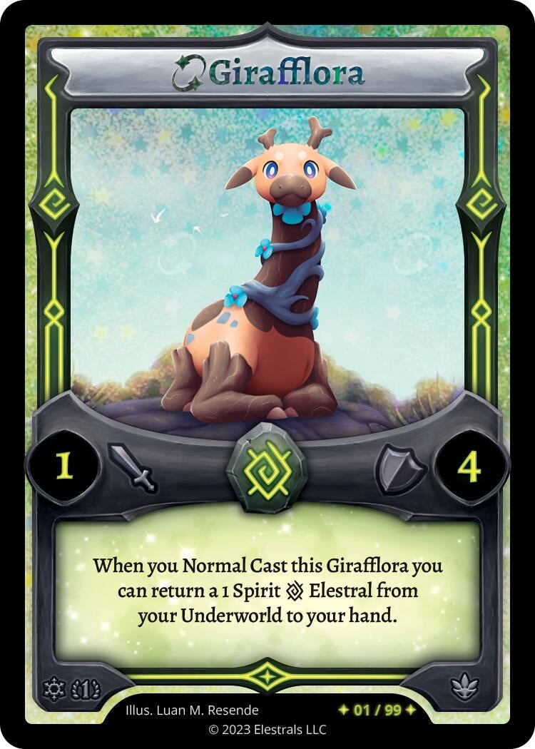 Image for Girafflora (Serialized) (/99) - Elestrals