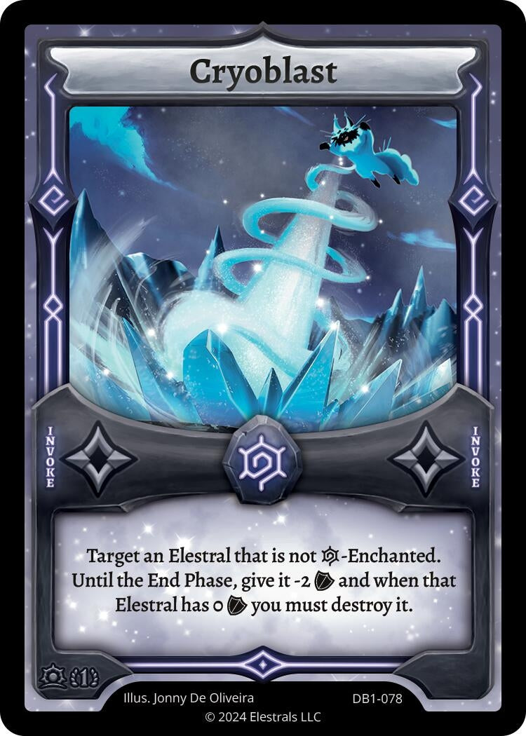 Image for Cryoblast (DB1-078) - Elestrals