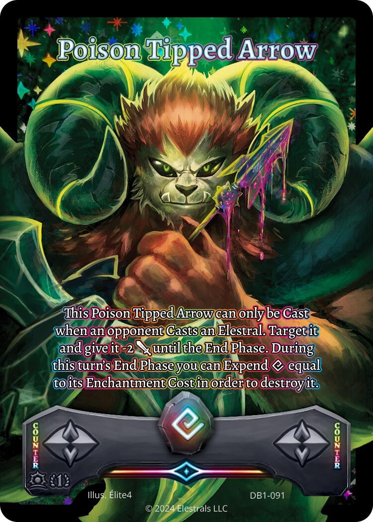 Image for Poison Tipped Arrow (DB1-091) - Elestrals