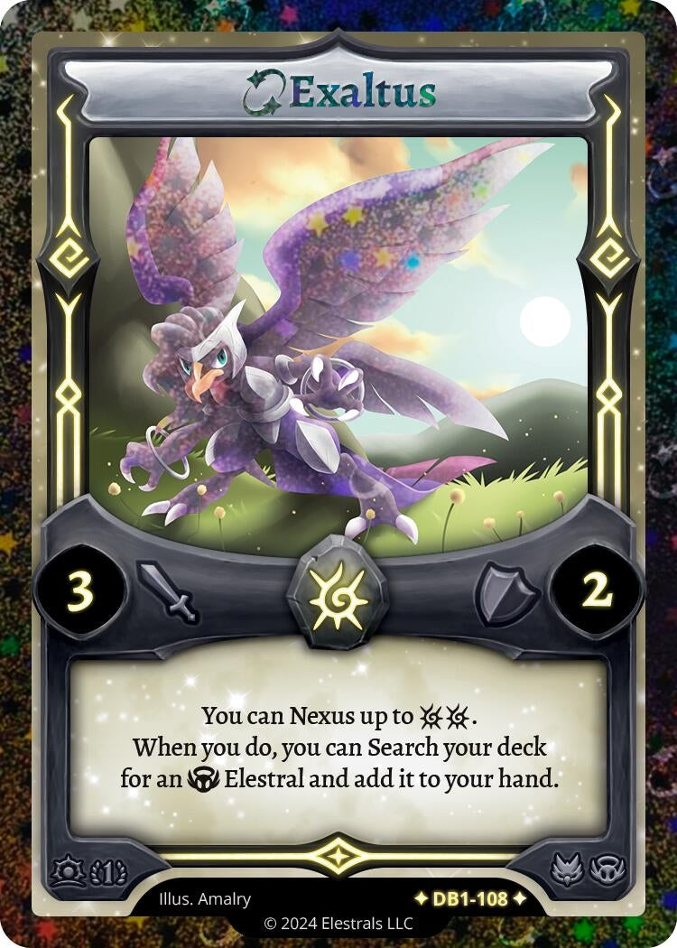 Image for Exaltus (Alternative Art) (DB1-108) - Elestrals