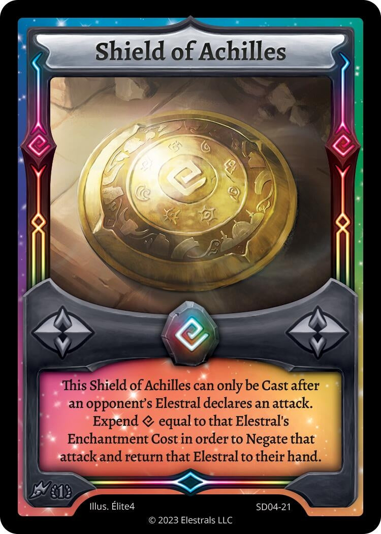 Image for Shield of Achilles (SD04-21) - Elestrals