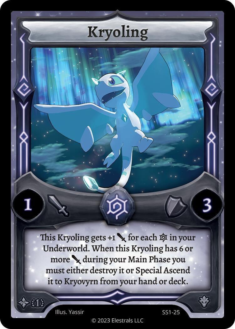 Image for Kryoling (Alternative Art) (SS1-25) - Elestrals