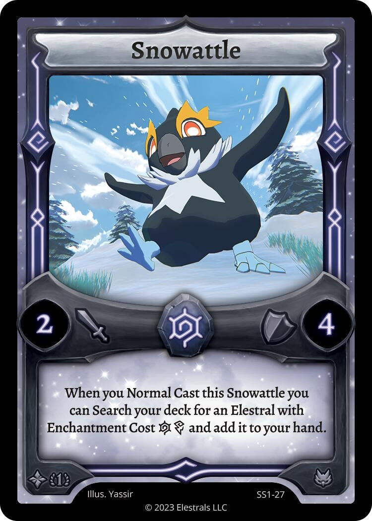 Image for Snowattle (Alternative Art) (SS1-27) - Elestrals