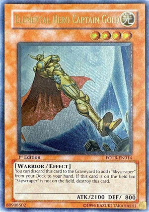 Elemental Hero Captain Gold (UTR) (FOTB-EN014)