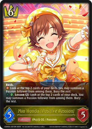 Mio Honda [Positive Passion] (CSD02c-001EN) [THE IDOLM@STER CINDERELLA GIRLS]