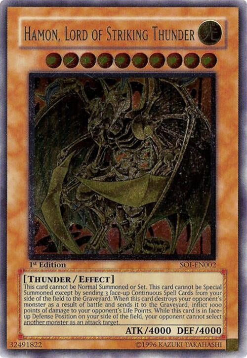 Hamon, Lord of Striking Thunder (UTR) (SOI-EN002)