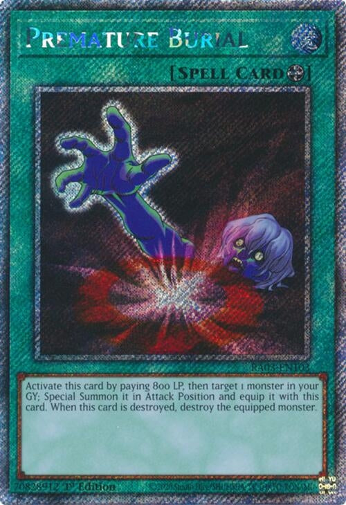 Premature Burial (Platinum Secret Rare) (RA03-EN103)