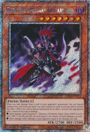 Gorz the Emissary of Darkness (Platinum Secret Rare) (RA03-EN210)