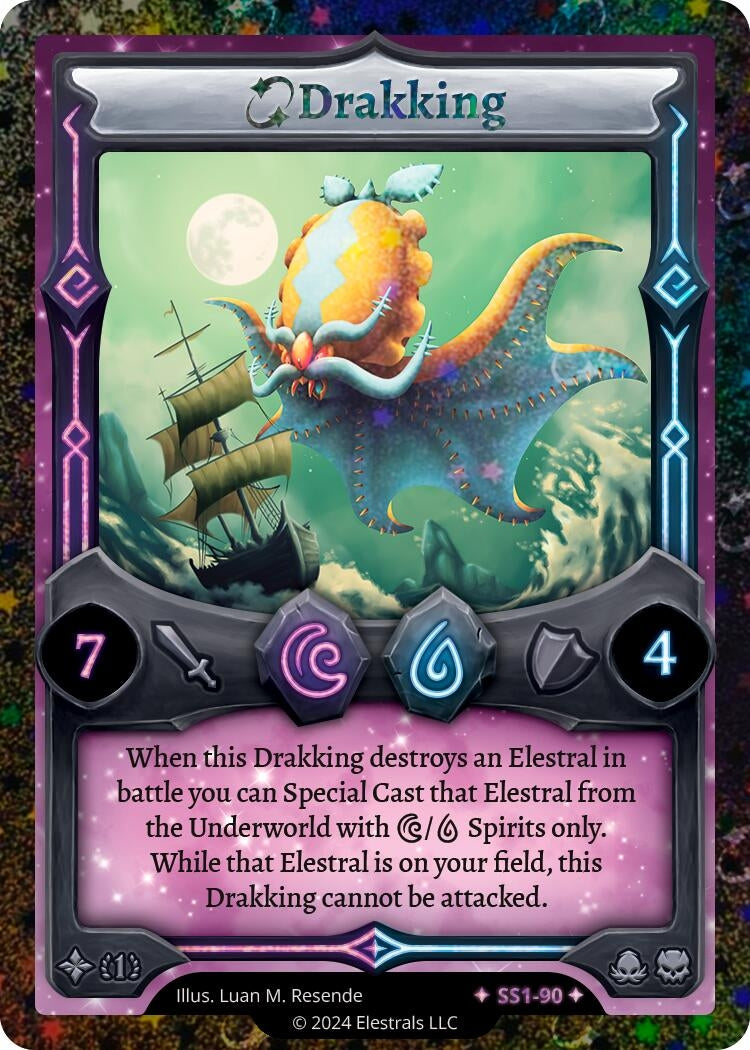 Image for Drakking (SS1-90) (SS1-90) - Elestrals