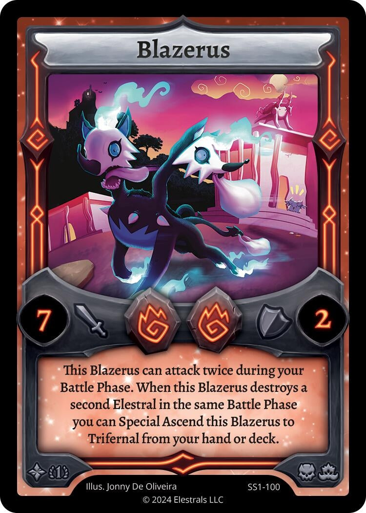 Image for Blazerus (SS1-100) - Elestrals