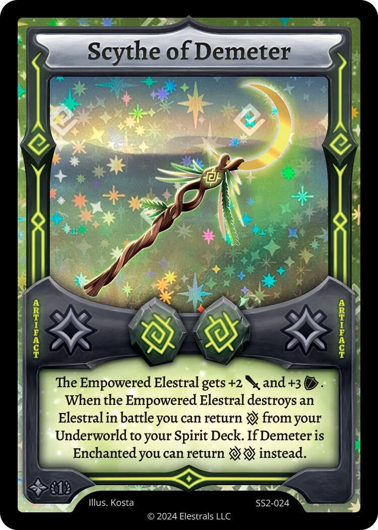 Image for Scythe of Demeter (SS2-024) - Elestrals
