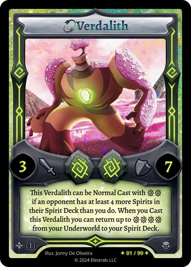 Image for Verdalith (Serialized) (/99) - Elestrals