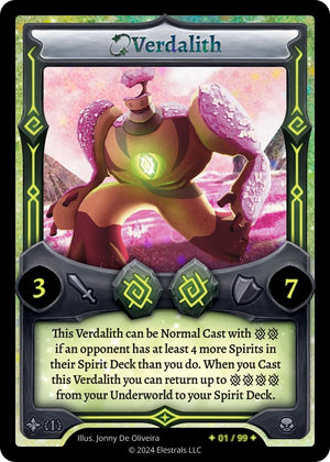 Verdalith (Serialized) (/99)