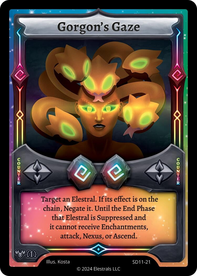 Image for Gorgon's Gaze (SD11-21) - Elestrals