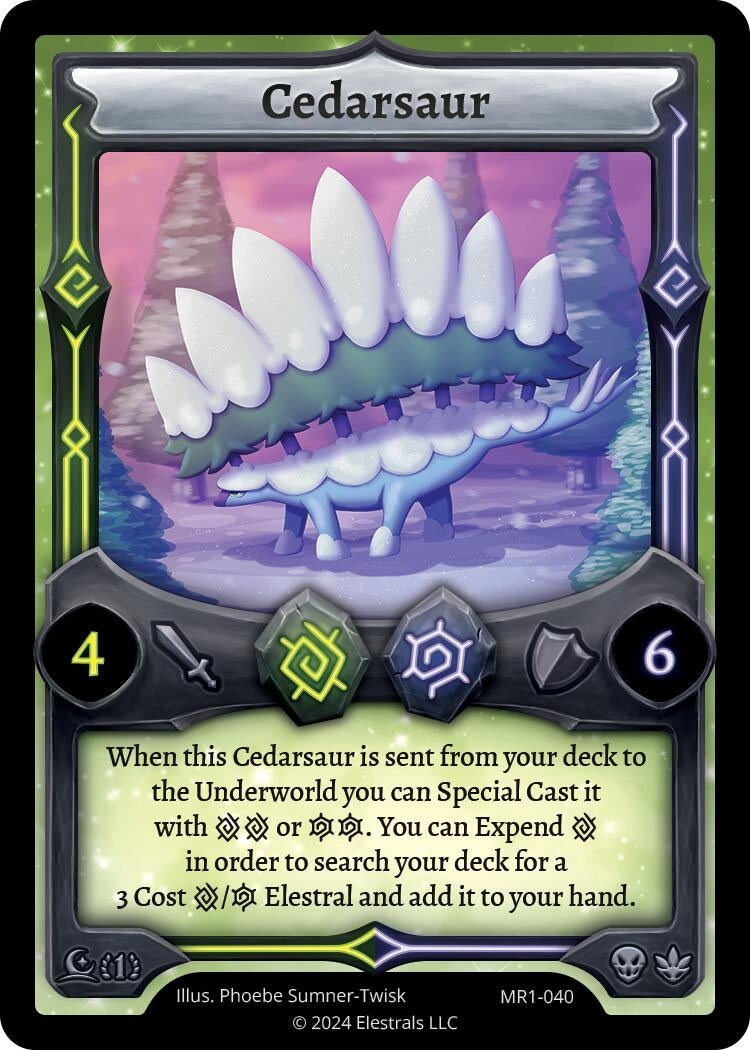 Image for Cedarsaur (MR1-040) - Elestrals