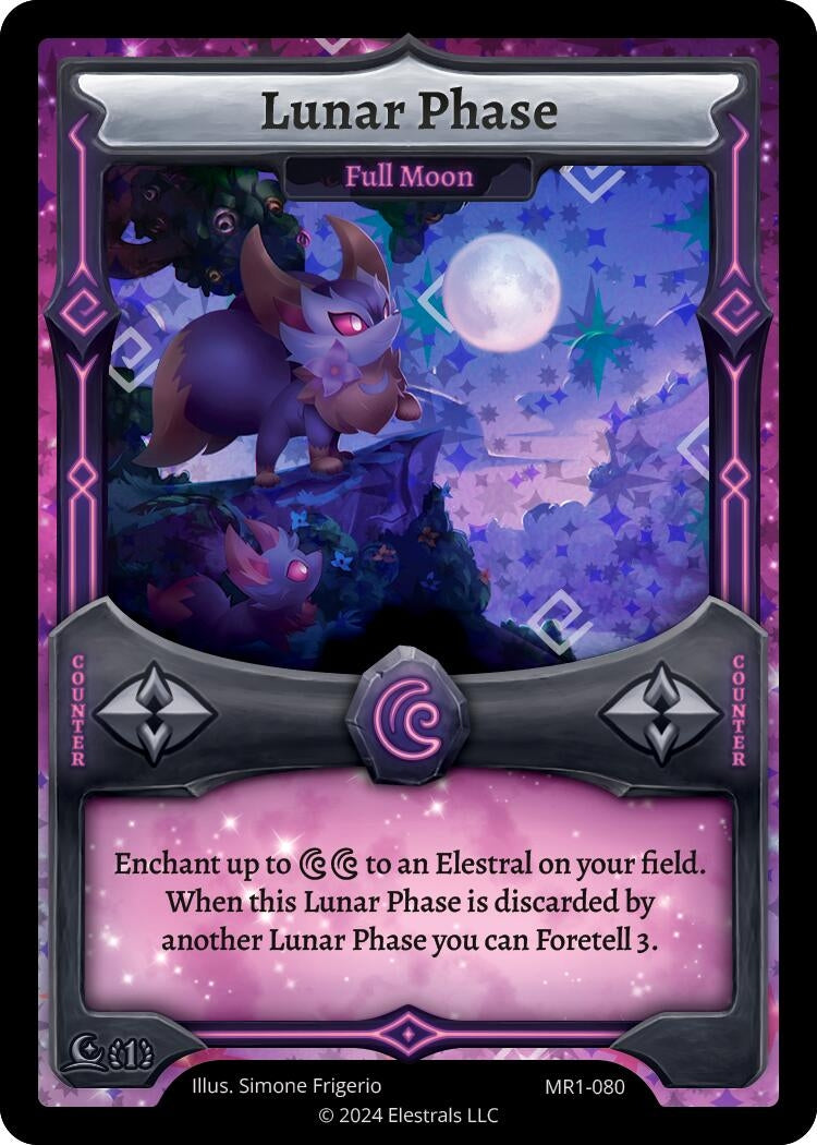 Image for Lunar Phase - Full Moon (MR1-080) - Elestrals