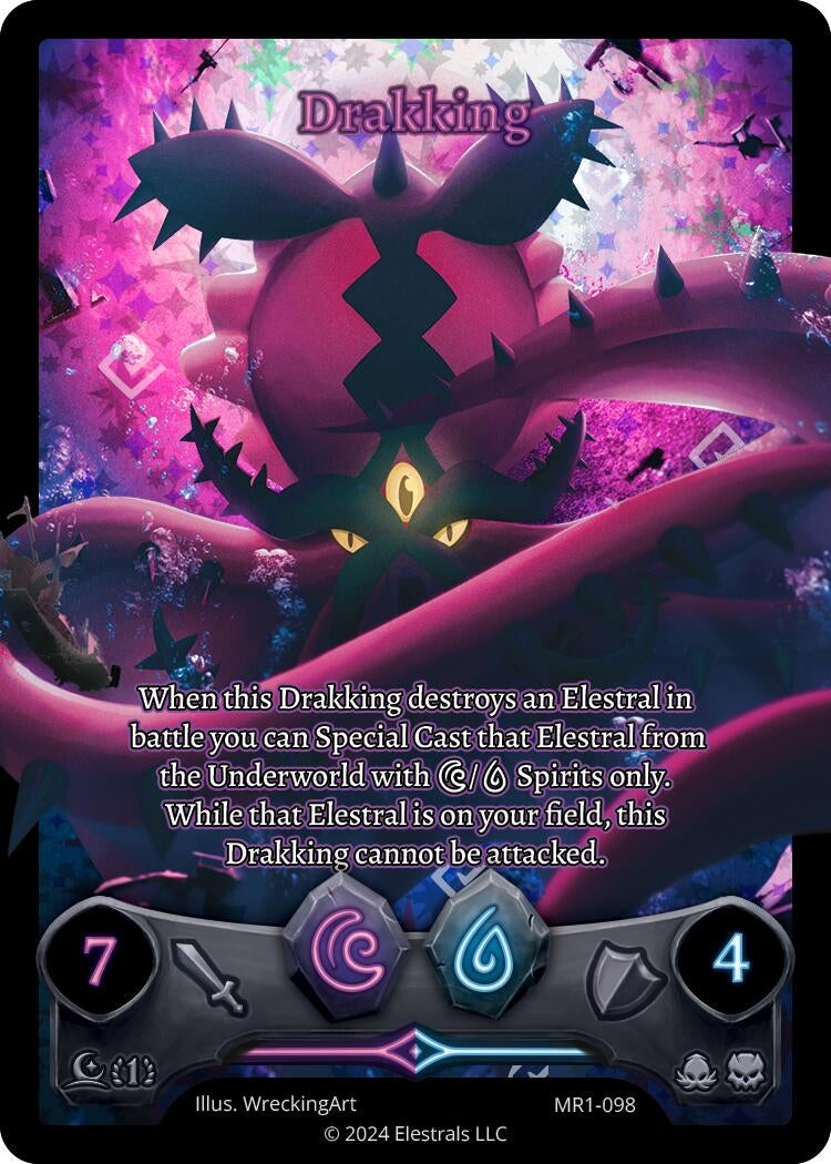Image for Drakking (Full Art) (MR1-098) - Elestrals