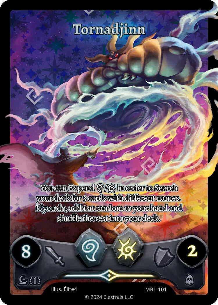 Image for Tornadjinn (Full Art) (MR1-101) - Elestrals