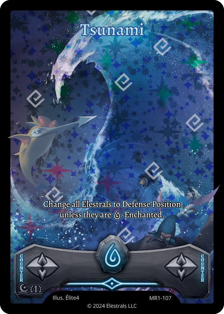 Image for Tsunami (Full Art) (MR1-107) - Elestrals