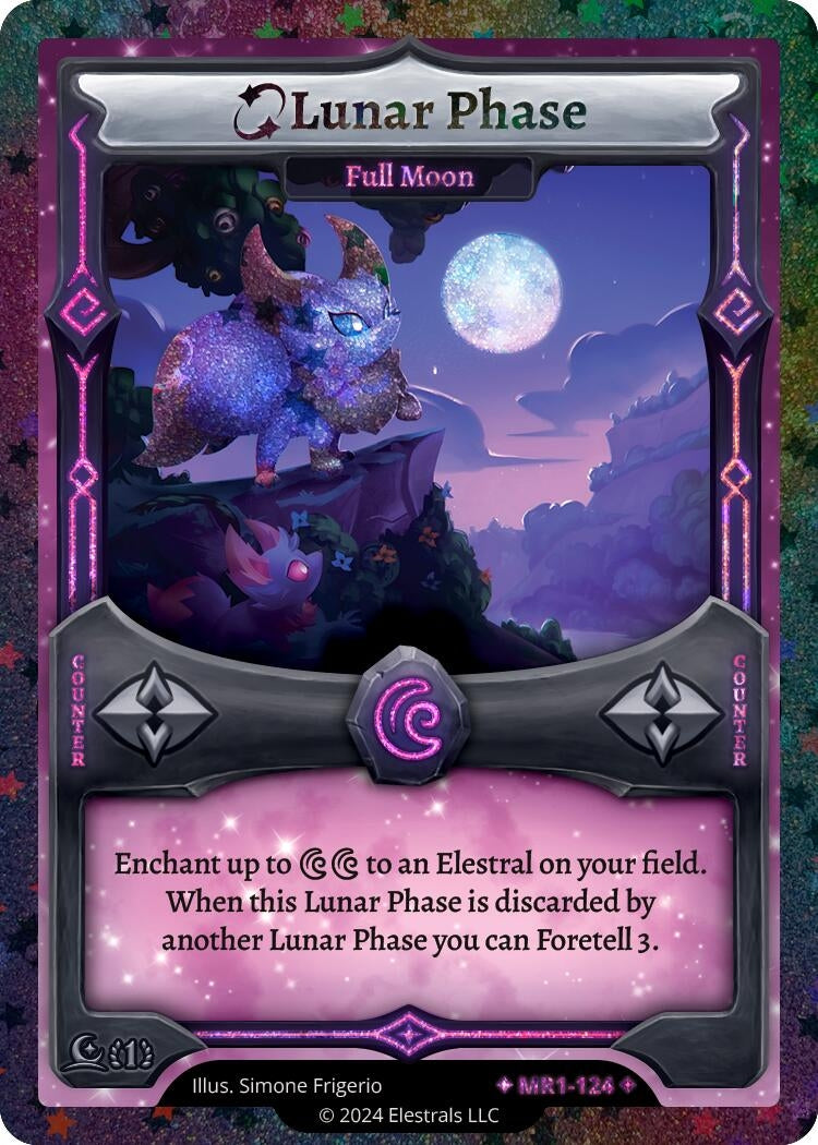 Image for Lunar Phase - Full Moon (Stellar) (MR1-124) - Elestrals