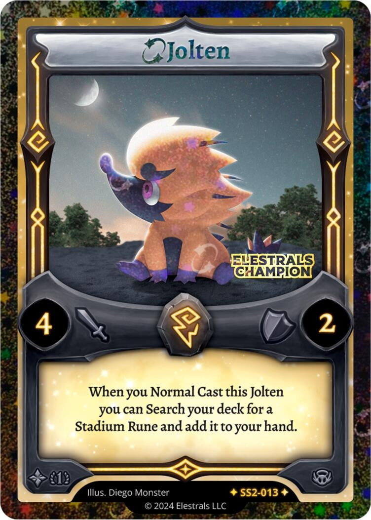 Image for Jolten (Gold Champion Stamped) (SS2-013) - Elestrals