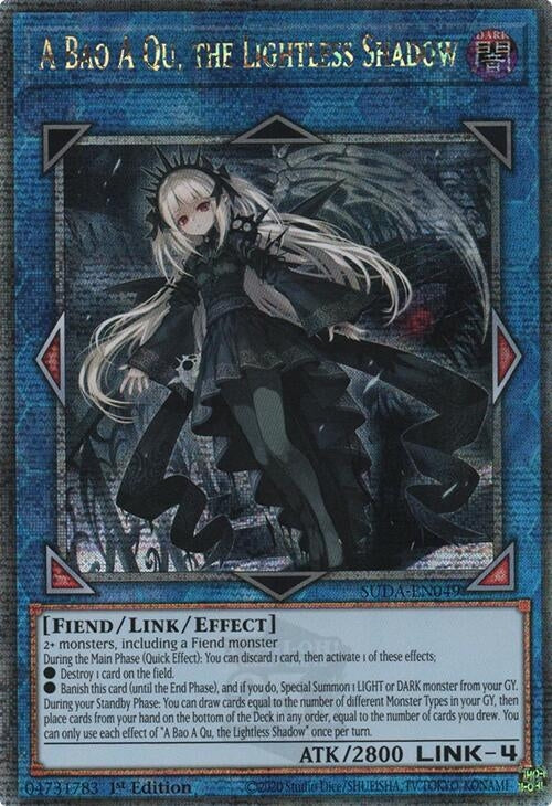 A Bao A Qu, the Lightless Shadow (Quarter Century Secret Rare) (SUDA-EN049)