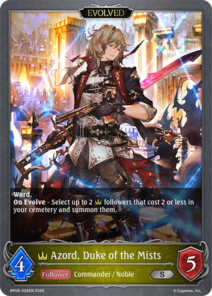 Azord, Duke of the Mists (Evolved) (BP08-026EN) [Alterchaotica]