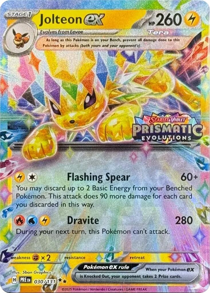 Jolteon ex - 030/131 (Prismatic Evolutions Stamp) (030/131)