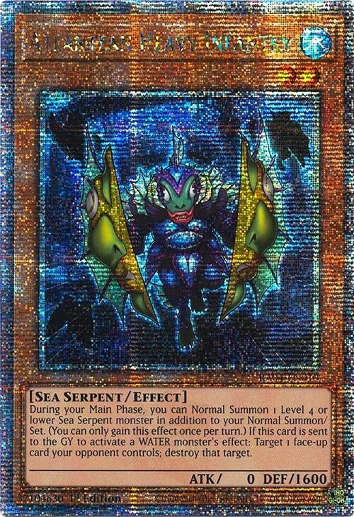 Atlantean Heavy Infantry (Quarter Century Secret Rare) (RA04-EN010)