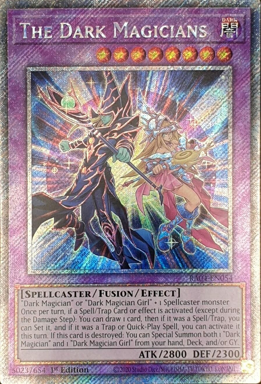 The Dark Magicians (Platinum Secret Rare) (RA04-EN054)