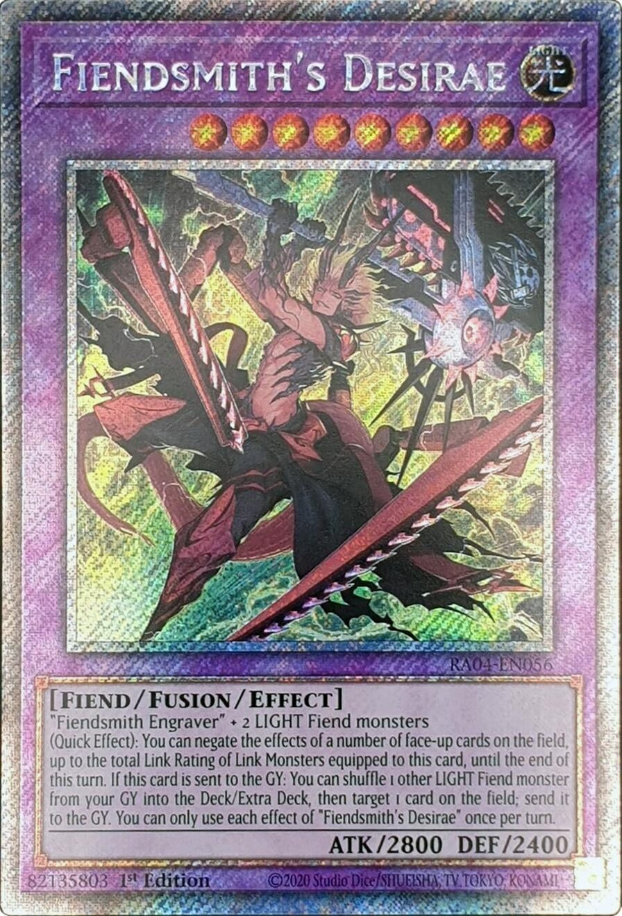 Fiendsmith's Desirae (Platinum Secret Rare) (RA04-EN056)