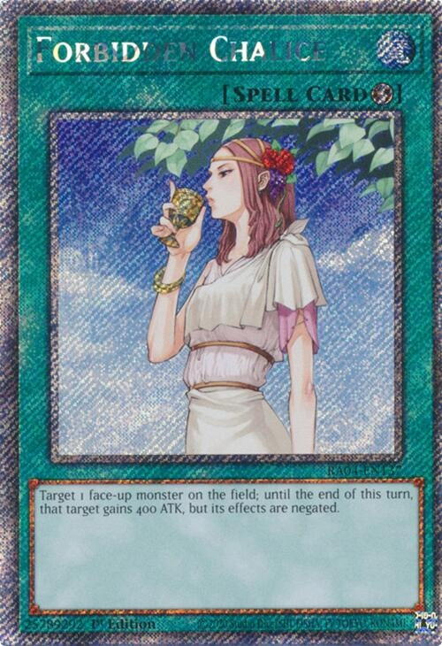 Forbidden Chalice (Platinum Secret Rare) (RA04-EN137)