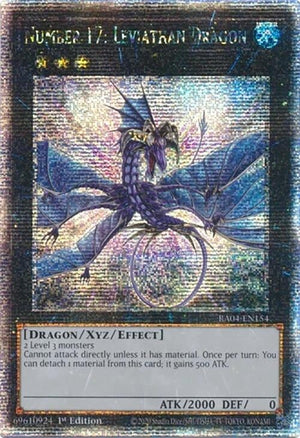 Number 17: Leviathan Dragon (Quarter Century Secret Rare) (RA04-EN154)