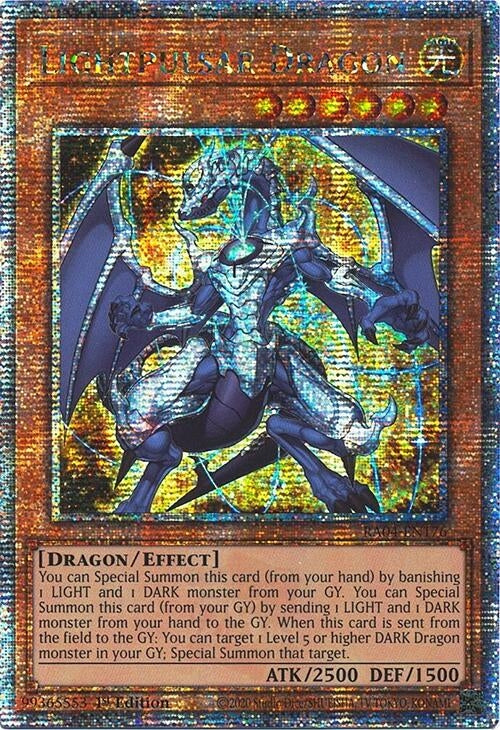 Lightpulsar Dragon (Quarter Century Secret Rare) (RA04-EN176)
