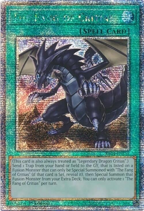 The Fang of Critias (Quarter Century Secret Rare) (RA04-EN255)