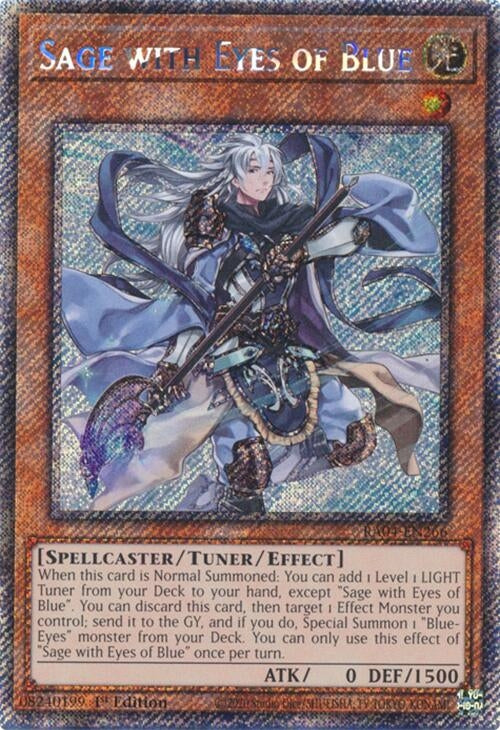 Sage with Eyes of Blue (Platinum Secret Rare) (RA04-EN266)