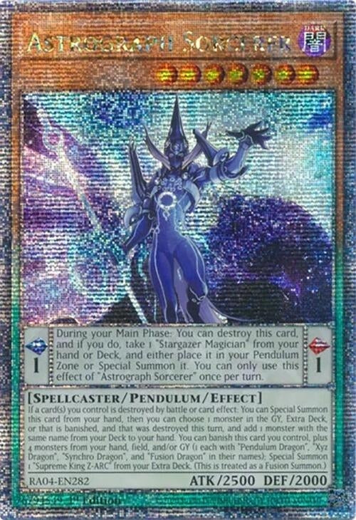 Astrograph Sorcerer (Quarter Century Secret Rare) (RA04-EN282)