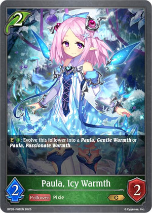 Paula, Icy Warmth - P01EN (Foil) (BP09-P01EN) [Duet of Dawn and Dusk]