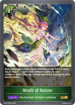 Wrath of Nature - P03EN (Foil) (BP09-P03EN) [Duet of Dawn and Dusk]