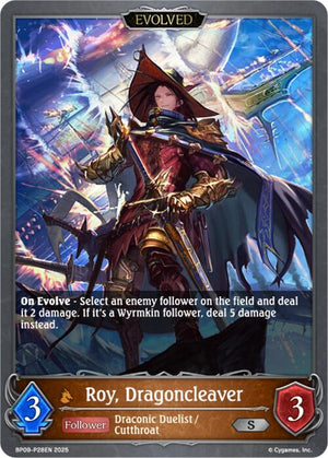 Roy, Dragoncleaver (Evolved) - P26EN (Foil) (BP09-P28EN) [Duet of Dawn and Dusk]