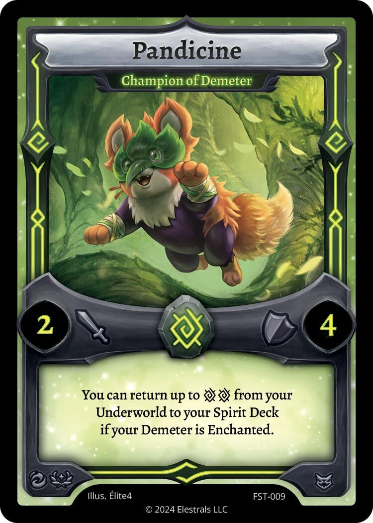 Image for Pandicine - Champion of Demeter (FST-009) - Elestrals